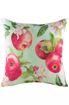 Image of Fruit Apples Hand Painted Watercolour Printed Cushion