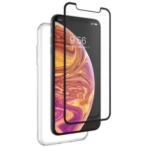 Image of Invisible Shield Tempered Glass Elite Edge Screen Protector and 360 Protection Clear TPU Phone Case for iPhone X iPhone XS