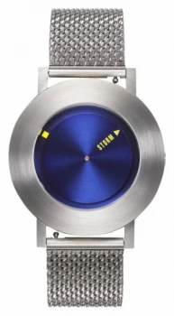 Image of STORM Revon Blue Silver Mesh Bracelet Blue Dial Watch