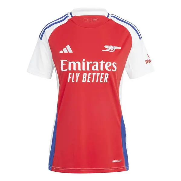 Image of adidas Arsenal Home Shirt 2024 2025 Womens Domestic Replica Shirts 8 (XS) Red 36628008310