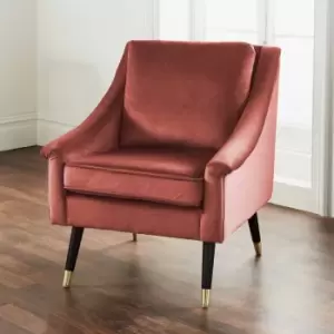 Image of Native Home & Lifestyle Rose Velvet Armchair