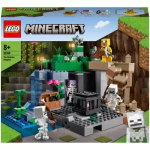 Image of LEGO Minecraft: The Skeleton Dungeon, Buildable Toy (21189)