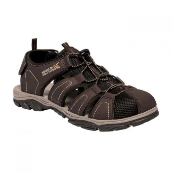 Image of Regatta Westshore II Closed Toe Sandal - Peat/Treetop