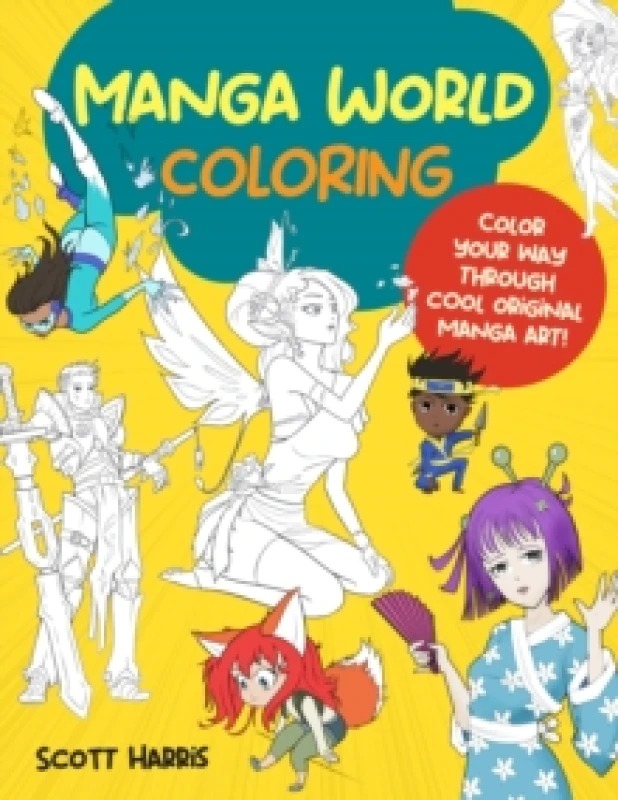 Image of Manga World Coloring. Paperback. By Scott Harris Books
