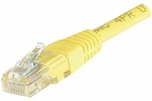 Image of Patch Cord RJ45 U/UTP CAT.6 Yellow - 1.50 M Full Copper