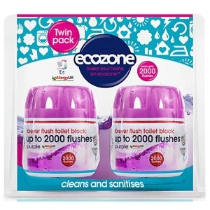 Image of Ecozone Forever Flush 2000 Purple Twin Pack