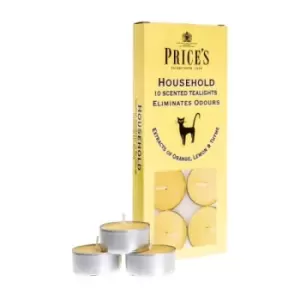 Image of Price's Candles Tealights Pack 10 Household
