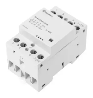 Image of Finder, 24 V dc, 24V ac Coil Non-Latching Relay 4NO, 40A Switching Current DIN Rail, 4 Pole, 22.44.0.024.4310