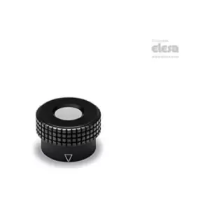 Image of Elesa - Knurled control knob-MBR.30 B-5+CK-C6 Red
