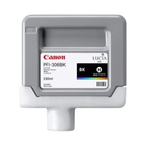 Image of Canon PFI306BK Black Ink Cartridge