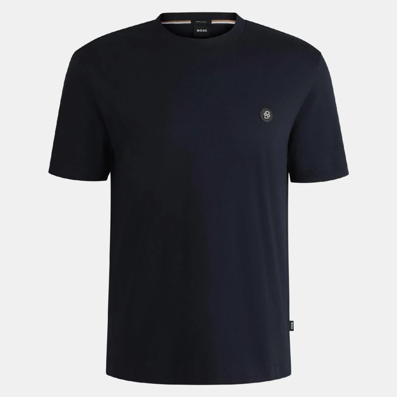 Image of Boss C-Taut 01 Double B Monogram T-Shirt Regular Fit T-Shirts S Blue 29194818350
