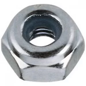 Image of TOOLCRAFT 223336 Locknuts M2 DIN 985 Steel zinc plated 10 pc(s)