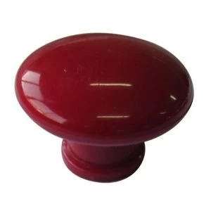 Image of BQ Red Round Internal Knob Cabinet knob D40 mm
