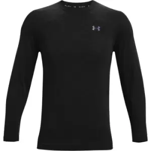 Image of Under Armour Armour Rush Seamless T Shirt Mens - Black