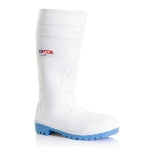 Image of Bdri Weatherproof Size 6 PVC Wellington Boots White