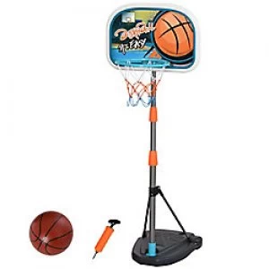 Image of HOMCOM Kids Height Adjustable Aluminium Basketball Hoop Stand w/ Ball