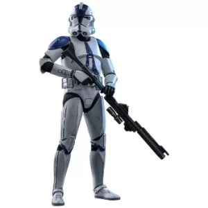 Image of Hot Toys Star Wars The Clone Wars Action Figure 1/6 501st Battalion Clone Trooper 30 cm