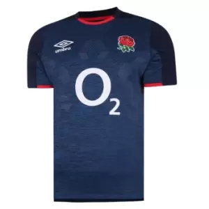 Image of Umbro England Alternate Pro Rugby Shirt 2020 2021 Junior - Blue