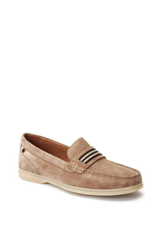 Image of Base London Base London Men Drum Loafer in Light Tan Size: 10 Light Tan 10 Male 5038538365761