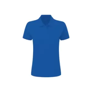 Image of SG Ladies Cotton Short Sleeve Polo Shirt (XS) (Royal)
