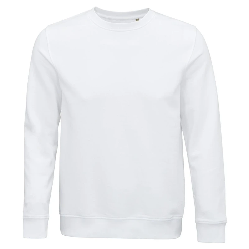 Image of SOL'S Mens Comet Sweatshirt in White Size: XS White Male XS