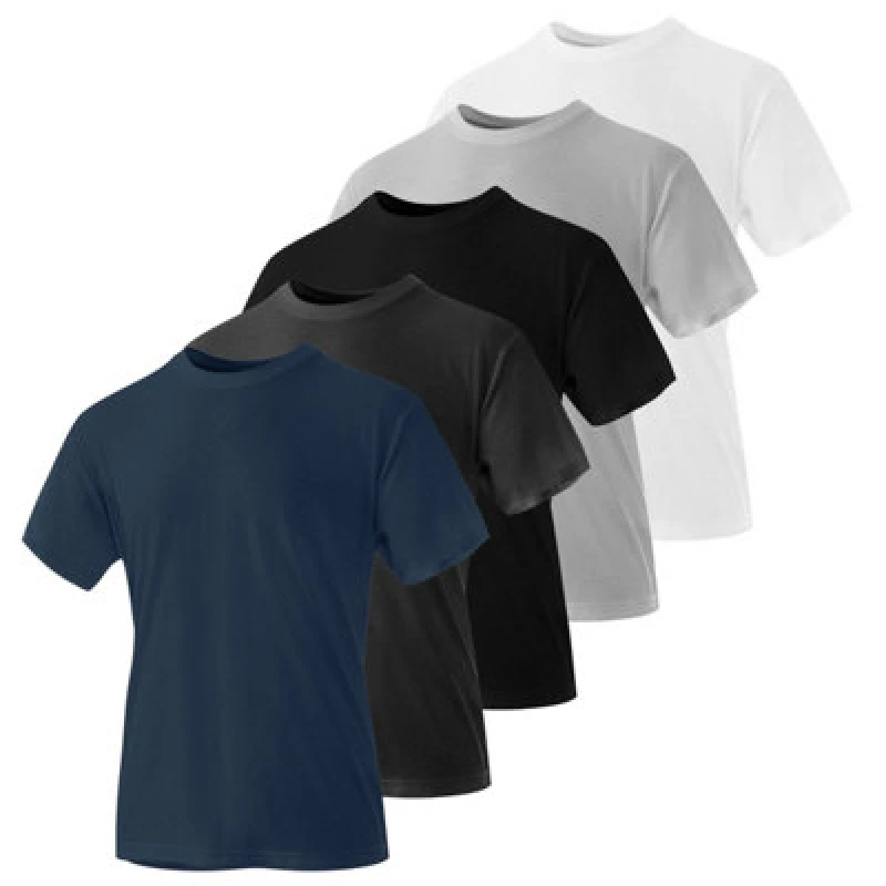 Image of Iron Mountain 5 Pack Organic Cotton/Recycled Polyester Assorted T-Shirts Multi