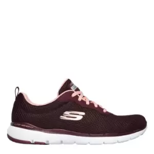 Image of Skechers Flex Appeal 3 Trainers Ladies - Red