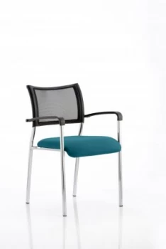 Image of Brunswick Bespoke Colour Seat Chrome Frame Maringa Teal