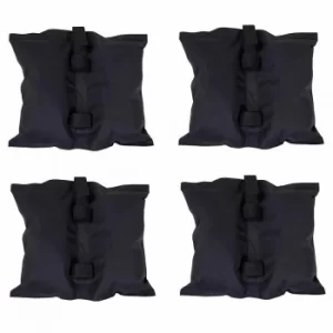 Image of Charles Bentley Gazebo Leg Weight Bags Set of 4, Black