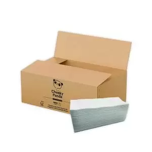 Image of Cheeky Panda Z Fold Flushable Bamboo Hand Towel 3000 Sheets ZHANDTW15