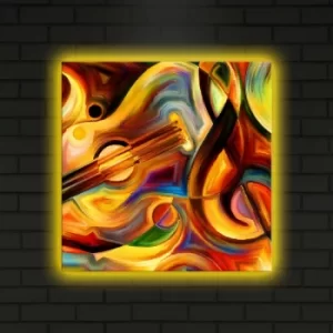 Image of 4040DACT-15 Multicolor Decorative LED Lighted Canvas Painting