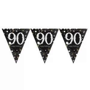 Image of Amscan Sparkling Celebration Pennant Banner (100) (Prism)