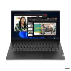 Image of Lenovo V V14 7320U Notebook 35.6cm (14") Full HD AMD Ryzen 3 8GB LPDDR5-SDRAM 256GB SSD WiFi 5 (802.11ac) Windows 11 Pro Black