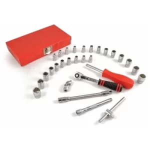 Image of Kennedy-Pro Mini MM/AF Socket Set 1/4" Sq Dr 29-Pce