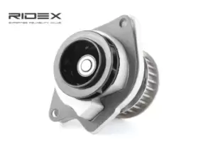 Image of RIDEX Water pump 1260W0181 Engine water pump,Water pump for engine VW,SEAT,Lupo (6X1, 6E1),POLO (6N2),Fox Schragheck (5Z1, 5Z3, 5Z4)