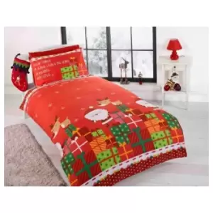Image of Portfolio - Dear Santa Duvet Cover Single