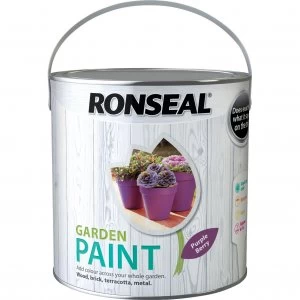 Image of Ronseal General Purpose Garden Paint Purple Berry 2.5l