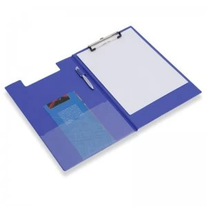 Image of Rapesco Blue Foldover Clipboard A4/Foolscap