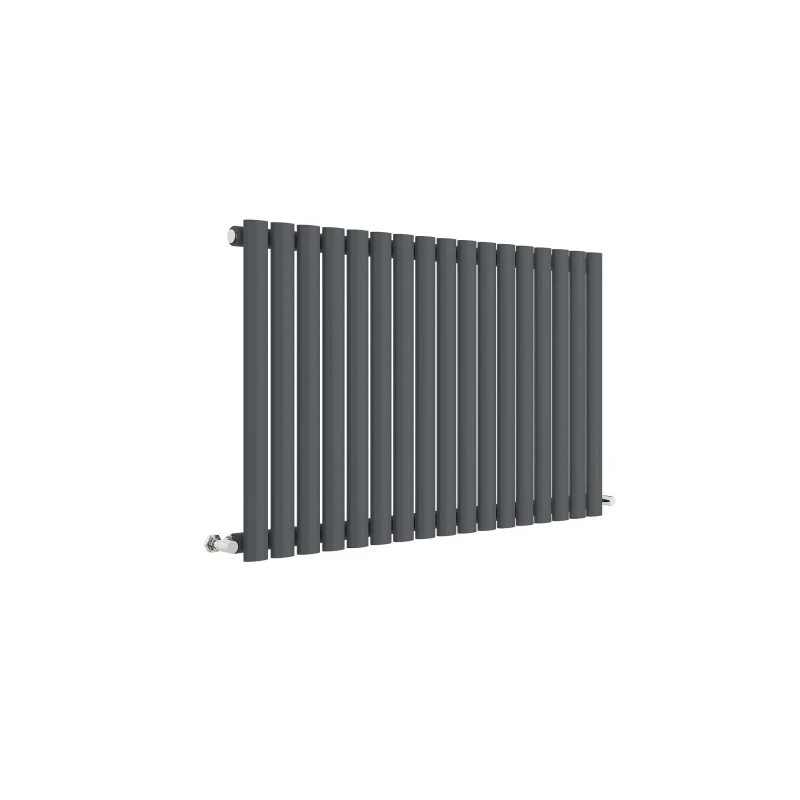 Image of Balterley Horizontal Single Panel Radiator 2511 BTU Anthracite 600 x 992mm Grey