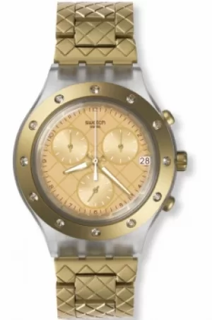 Image of Ladies Swatch Waffelraffel Chronograph Watch SVCK4082AG