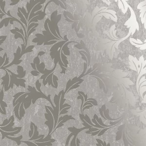 Image of Graham & Brown Superfresco Milan Scroll Wallpaper - Taupe