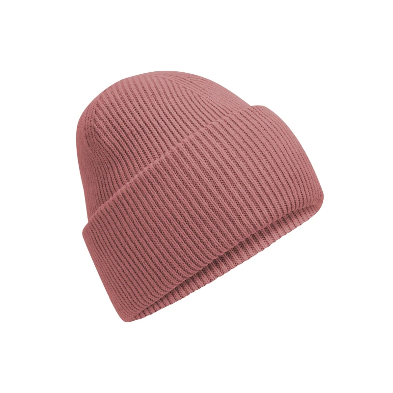 Image of Beechfield Beechfield Men Classic Deep Cuffed Beanie in Rose Rose One Size Male 5063425890606