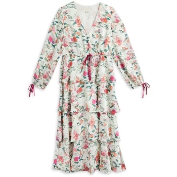 Image of Ted Baker Milliii Midi Dress - WHITE