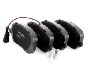 Image of RIDEX Brake pad set 402B0521 Brake pads,Brake pad set, disc brake FIAT,CROMA (194)