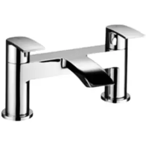 Image of Kartell TAP282CU K-Vit Brassware Curve Bath Filler Tap - Chrome - Chrome