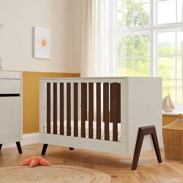 Image of Tutti Bambini Fuori Mini Cot Bed White Sand