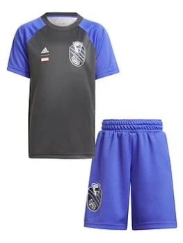 Image of adidas Little Boys Disney Set - Black/Blue, Size 18-24 Months