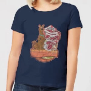 Image of Scooby Doo Munchies Womens T-Shirt - Navy - M