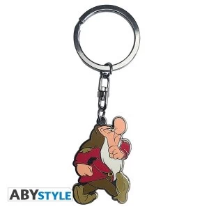 Image of Disney - Snow White/ Grumpy Metal Keyring