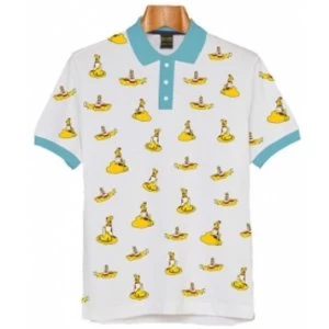 Image of The Beatles Yellow Sub SubMarines Polo Shirt: Medium